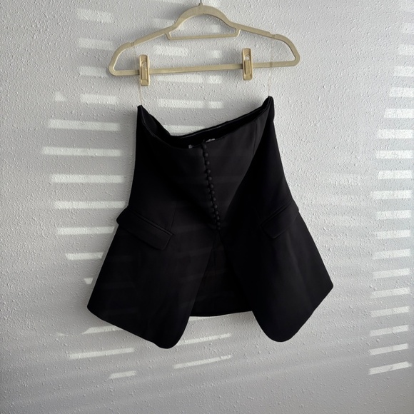 NWT Because of Alice BOA Strapless Peplum Bodice + Effortless Wide Leg Trouser - Picture 5 of 14